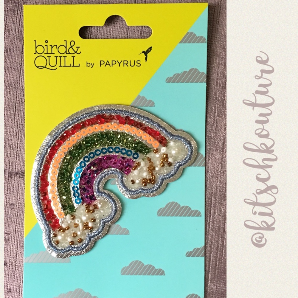 Sequin Rainbow Sticky Patch